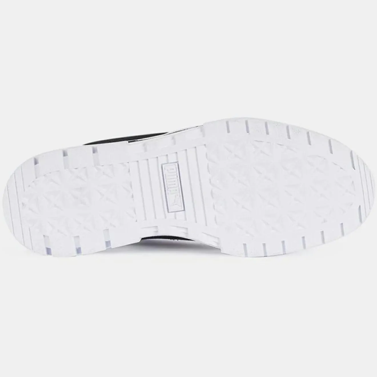 Femme Puma Baskets Mayze Leather blanc/noir