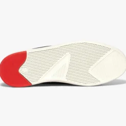 Hot Bocage Baskets montantes en Velours de Cuir Hadrien marine