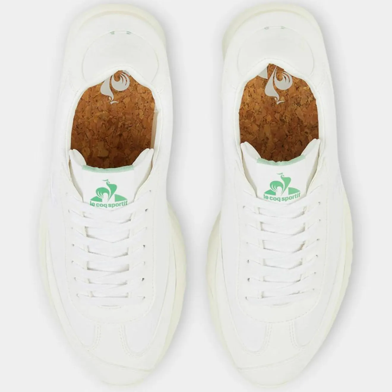 Clearance Le Coq Sportif Baskets Nérée Vintage blanches