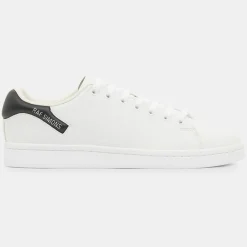 Clearance Raf Simons Baskets Orion Low blanc/noir