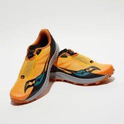 Homme Saucony Baskets Peregrine 12 ST jaunes