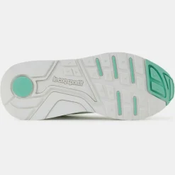 Femme Le Coq Sportif Baskets R1000 blanc/vert
