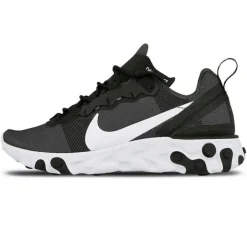 Homme Nike Baskets React Element 55 noir/gris/blanc