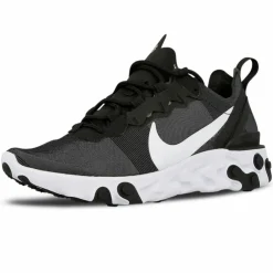 Homme Nike Baskets React Element 55 noir/gris/blanc