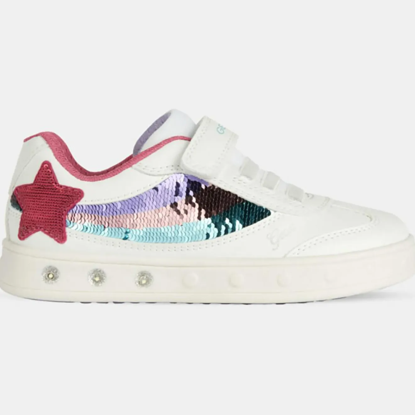 Enfant Geox Baskets Skylin multicolores