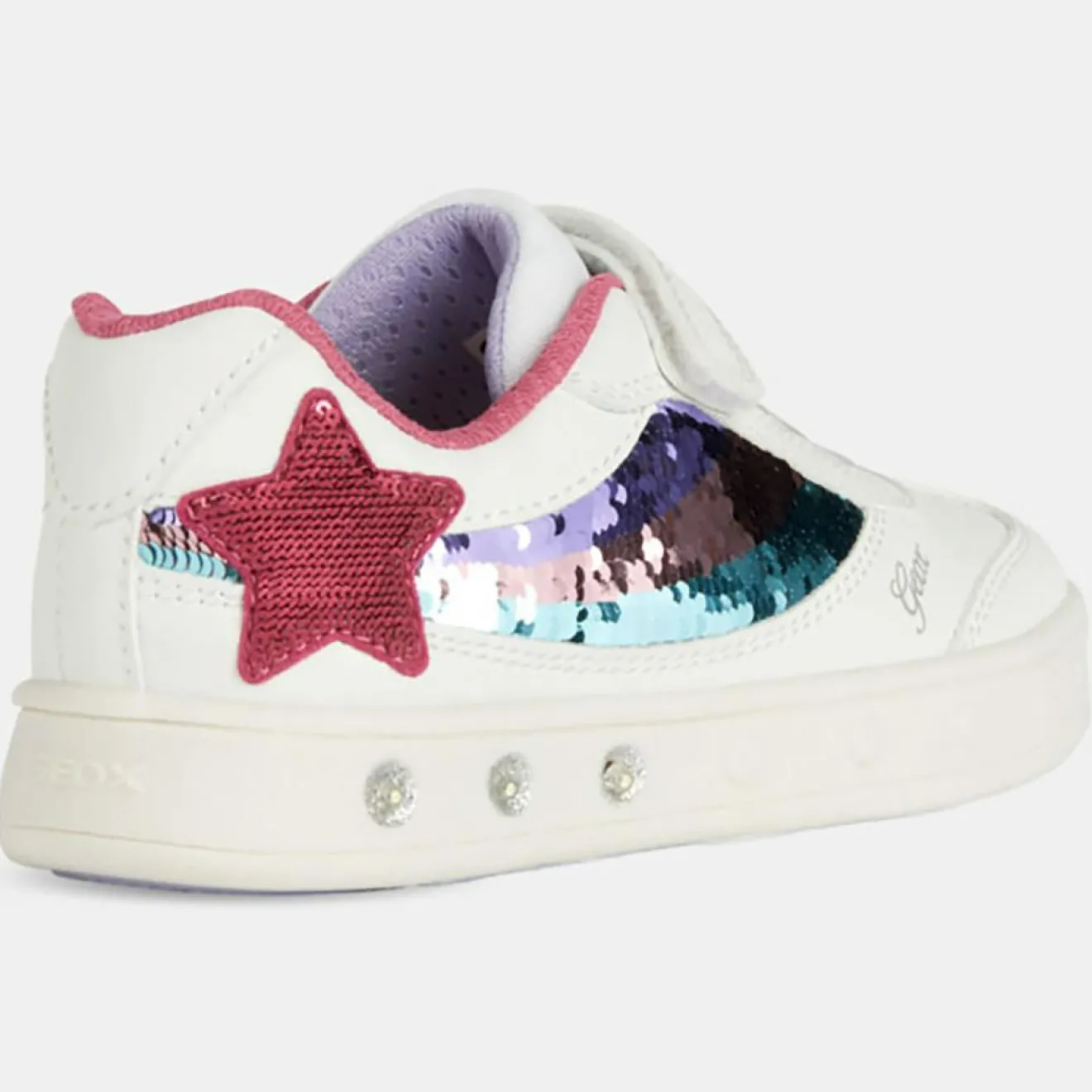 Enfant Geox Baskets Skylin multicolores