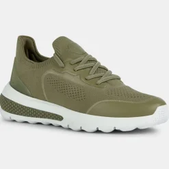 Femme Geox Baskets Spherica Actif kaki