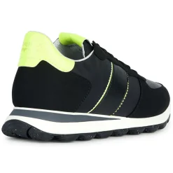 Homme Geox Baskets Spherica noir/citron