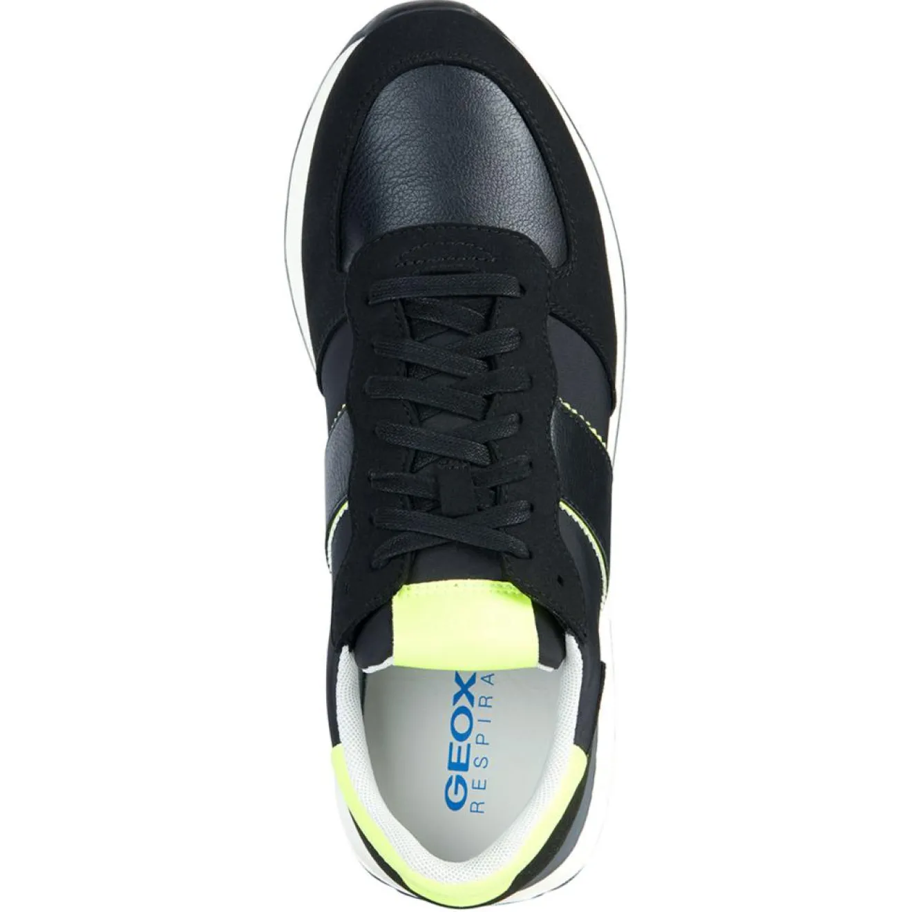 Homme Geox Baskets Spherica noir/citron