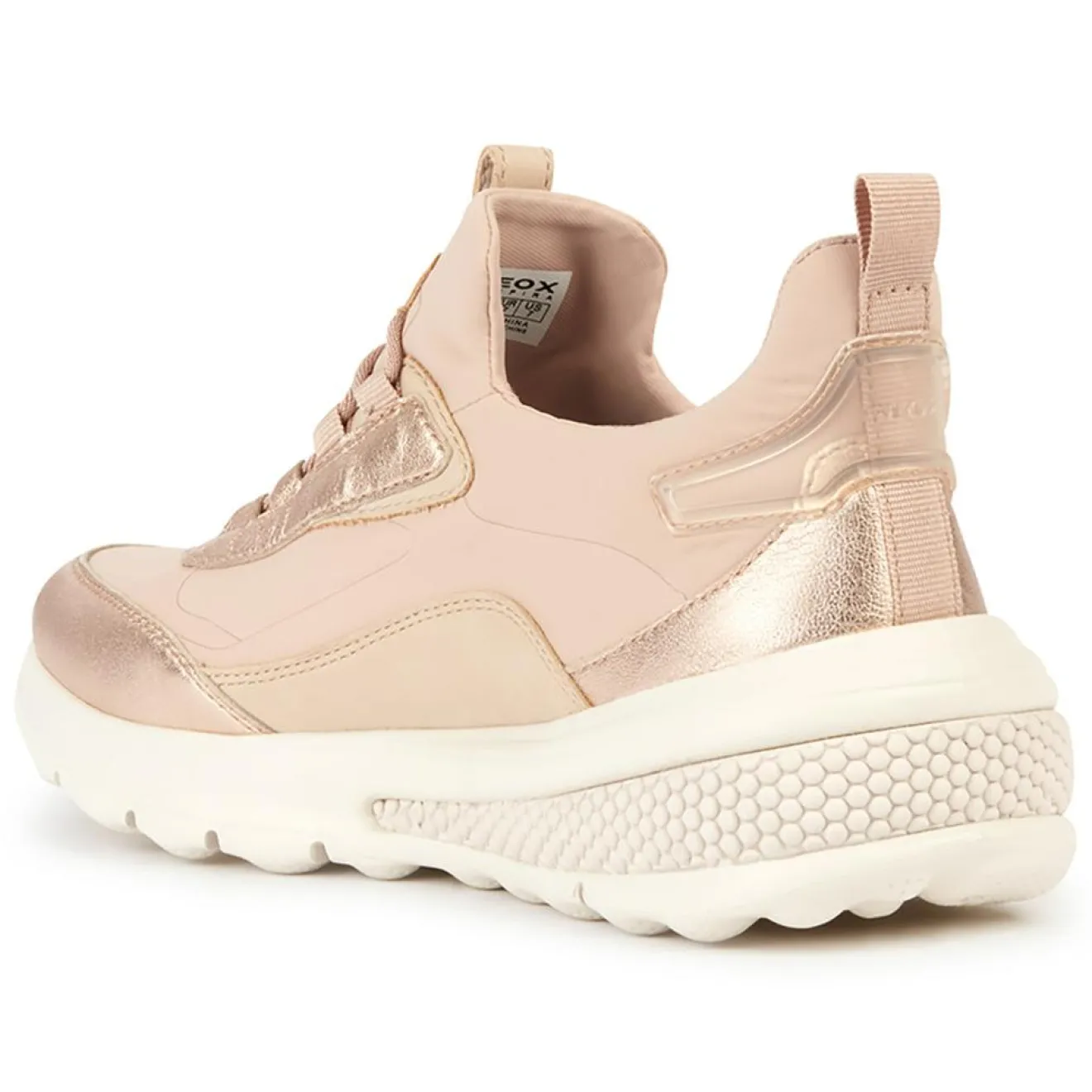 Femme Geox Baskets Spherica nude/rose doré