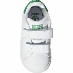 Hot Adidas Baskets Stan Smith en Cuir à scratch blanc/vert