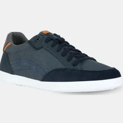 Homme Geox Baskets Walee bleu marine