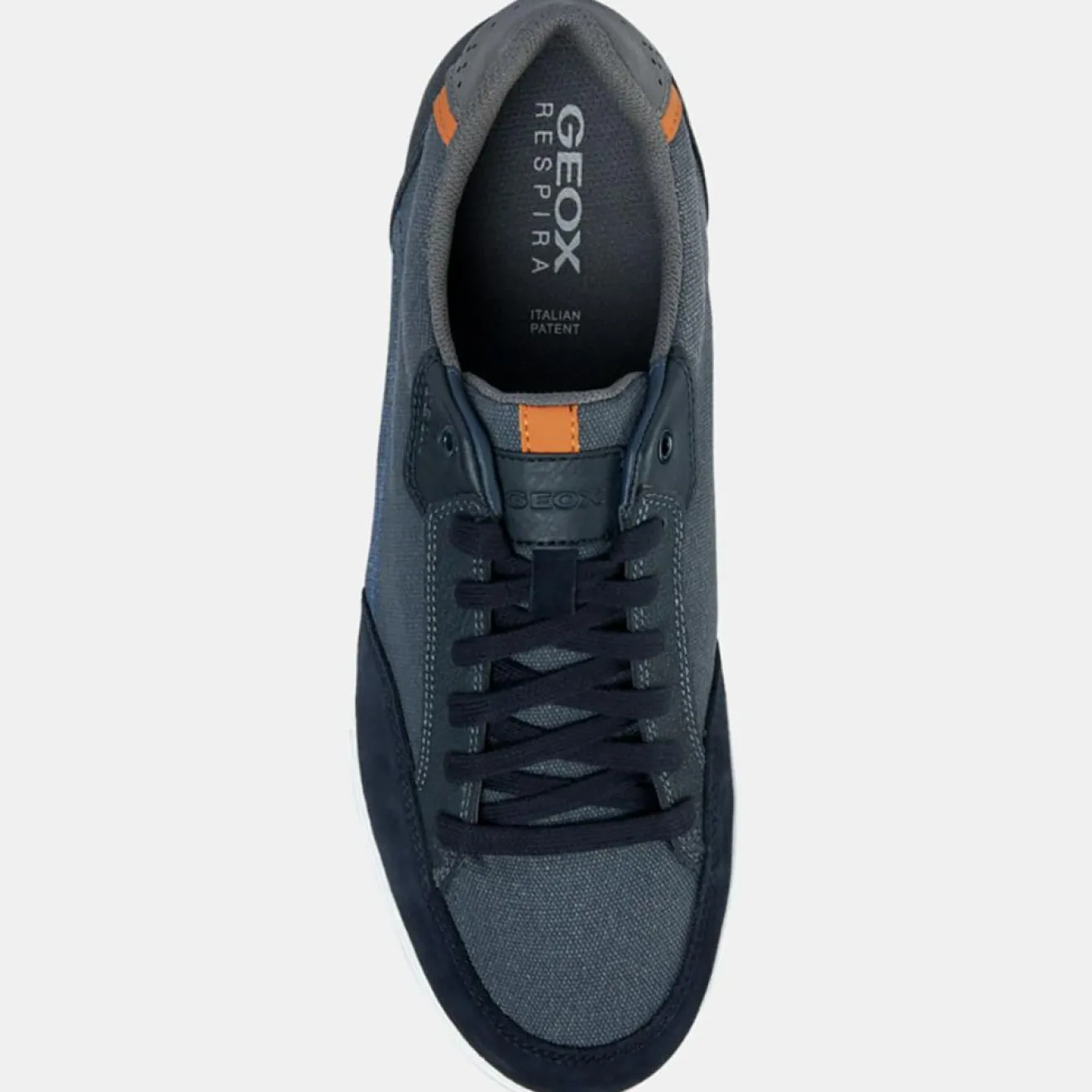 Homme Geox Baskets Walee bleu marine