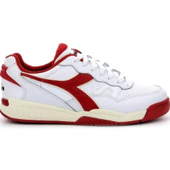New Diadora Baskets Winner blanc/rouge