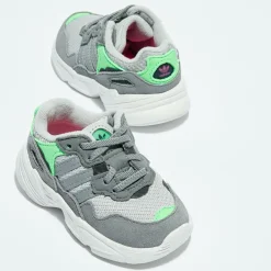 New Adidas Baskets Yung-96 gris/vert