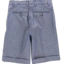 Discount Hackett London Bermuda en Toile de Coton bleu - 9A/15A