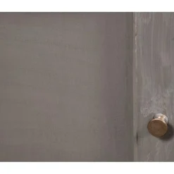 Best Bois & Chiffons Bibliothèque 2 portes en acacia massif et plaquage marron - 130x55x220 cm