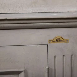 Best Bois & Chiffons Bibliothèque 2 portes en acacia massif et plaquage marron - 130x55x220 cm