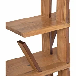 Bois & Chiffons Bibliothèque déstructurée saba marron - 180x40x200 cm