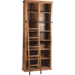 Hot Bois & Chiffons Bibliothèque ouverte échelle acacia emma marron - 100x35x240 cm