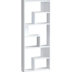 Hot Wooden Art Bibliothèque prins blanche - 60x150x15 cm