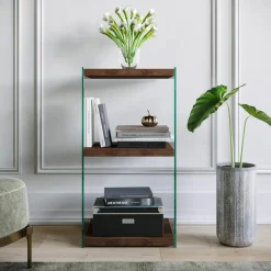 Best Homitis Bibliothèque R300 noyer - 40x80x35 cm