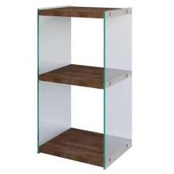 Best Homitis Bibliothèque R300 noyer - 40x80x35 cm