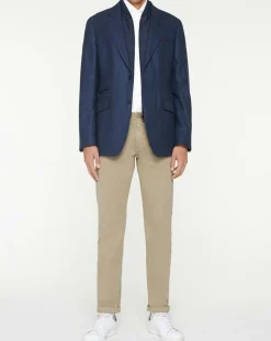 New Hackett London Blazer en Laine doublure amovible bleu foncé
