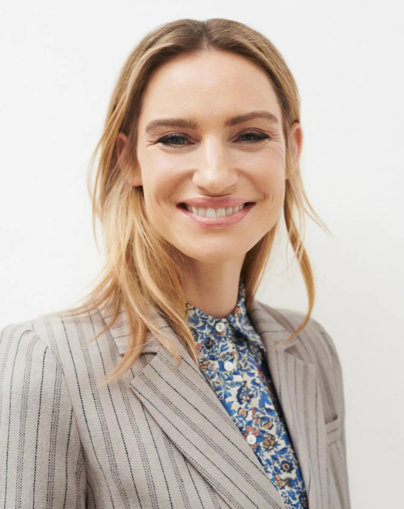 Sale Caroll Blazer en Laine mélangée Juno beige