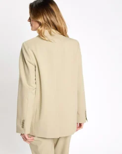 Femme Esprit Blazer Esp vert/beige
