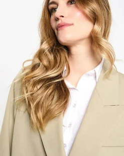 Femme Esprit Blazer Esp vert/beige