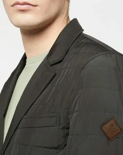 Homme Hackett London Blazer matelassé Quilted noir