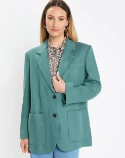 Femme Marc O'Polo Blazer Oversize 2 boutons vert