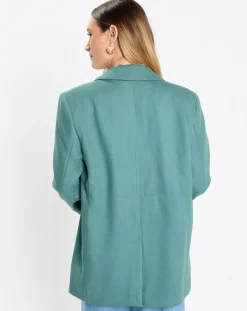 Femme Marc O'Polo Blazer Oversize 2 boutons vert