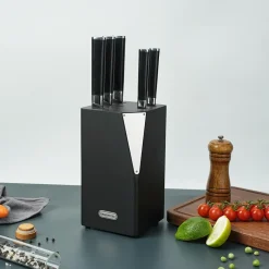 Gam'Hotel Bloc + 5 couteaux Steel noir