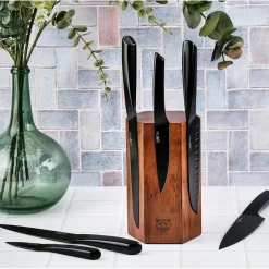 Outlet Bjorn Bloc avec couteaux de cuisine Jensen Imatra - 7 pièces