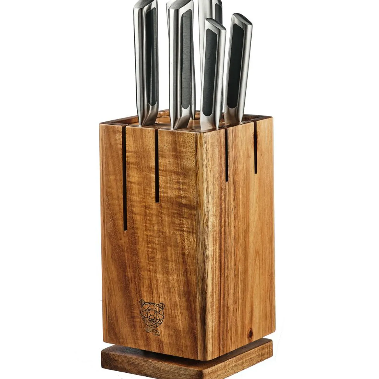 Outlet Bjorn Bloc avec couteaux de cuisine Loki Skagen inox mat - 7 pièces