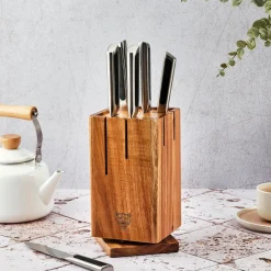 Outlet Bjorn Bloc avec couteaux de cuisine Loki Skagen inox mat - 7 pièces