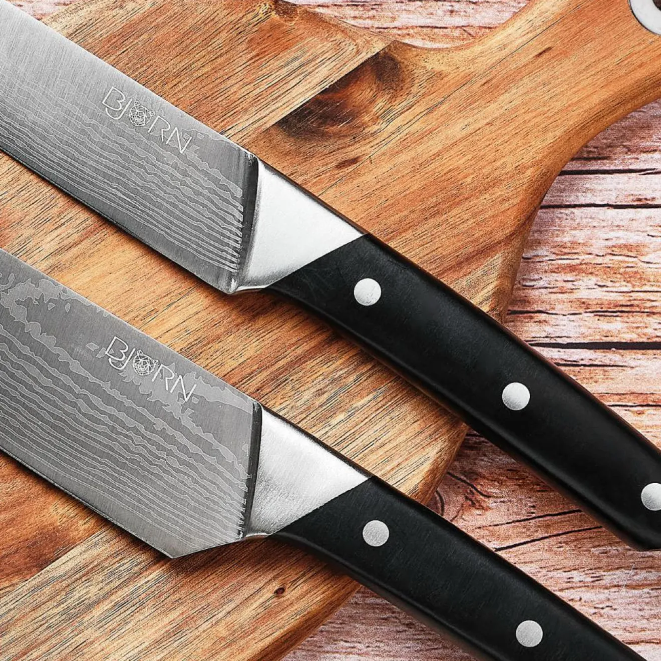 Bjorn Bloc avec couteaux de cuisine et couteaux à steak Erling Loviisa - 14 pièces