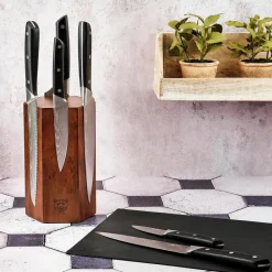 Online Bjorn Bloc avec couteaux de cuisine Erling Imatra - 7 pièces