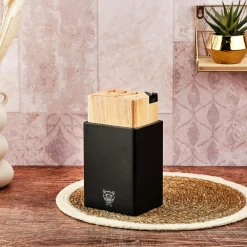 Outlet Bjorn Bloc avec couteaux de cuisine Jona Porvoo inox mat - 8 pièces