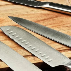 Discount Bjorn Bloc avec couteaux de cuisine Loki Vantaa inox mat - 7 pièces