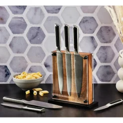 Outlet Bjorn Bloc avec couteaux de cuisine Loki Rauma inox mat - 7 pièces