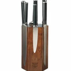 Bjorn Bloc avec couteaux de cuisine Jona Imatra inox mat - 7 pièces