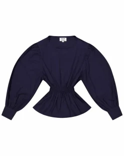 Femme Chloé Stora Blouse Beirut bleu marine