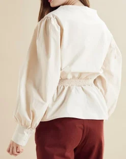 Femme Chloé Stora Blouse Beirut écrue