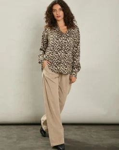 Femme Hartford Blouse Canon naturel/marron