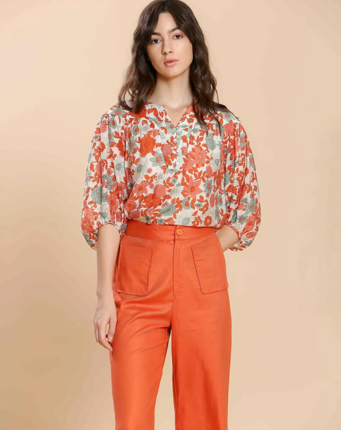 Outlet The Korner Blouse Cécile multicolore