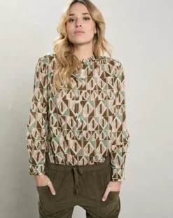 Femme Hartford Blouse Codex verte
