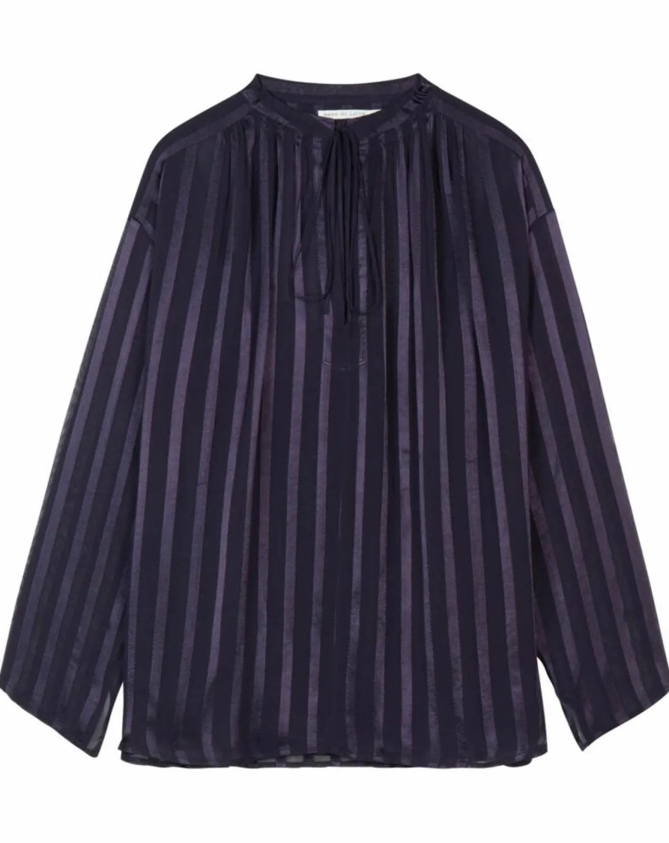 Femme Mare di Latte Blouse Elene à rayures encre